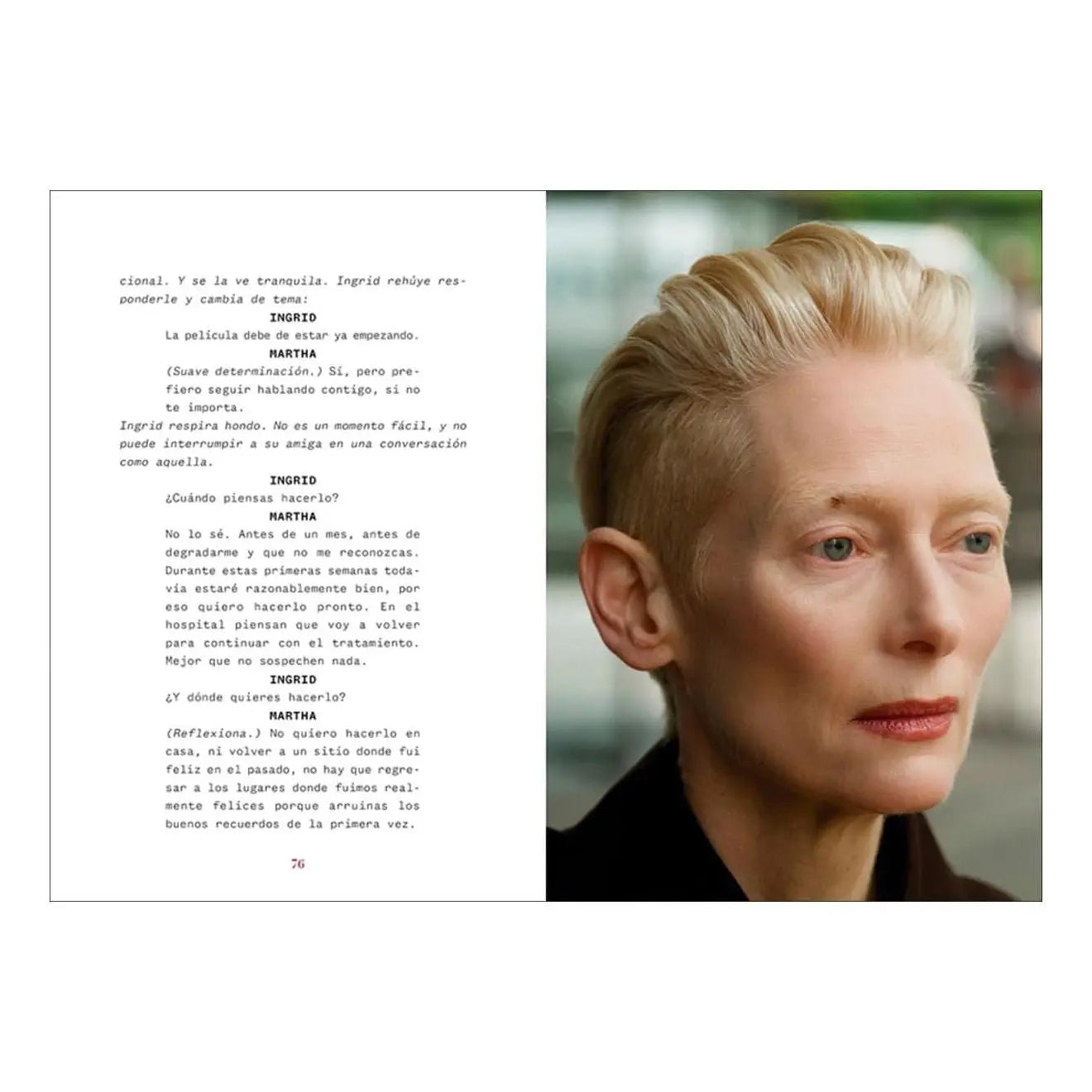 La habitación de al lado guion basado en la novela Cuál es tu tormento de Sigrid Nunez – Plastic Books